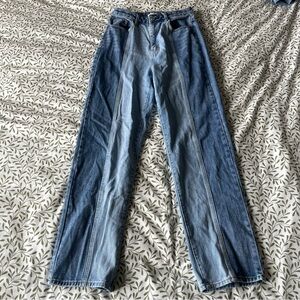PacSun Two-Tone 90’s Boyfriend Straight High-Waisted Jeans